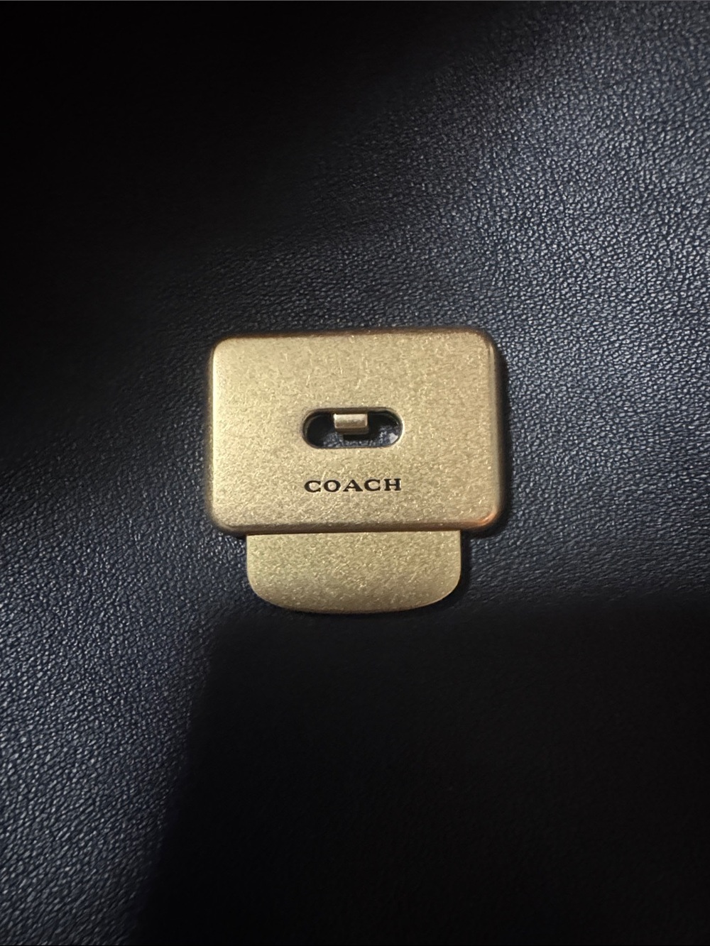 Coach Chelsea 36 Natural Grain Black Leather Shoulder Bag - Picture 14 of 15